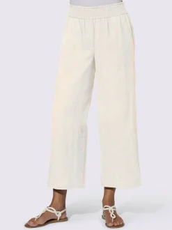 Collection L Pantalons<Pantalon large 55% lin