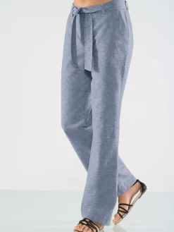 Collection L Pantalons<Pantalon large et décontracté empiècement au dos