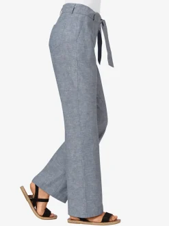 Collection L Pantalons<Pantalon large et décontracté empiècement au dos