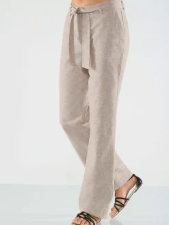 Collection L Pantalons<Pantalon large et décontracté empiècement au dos