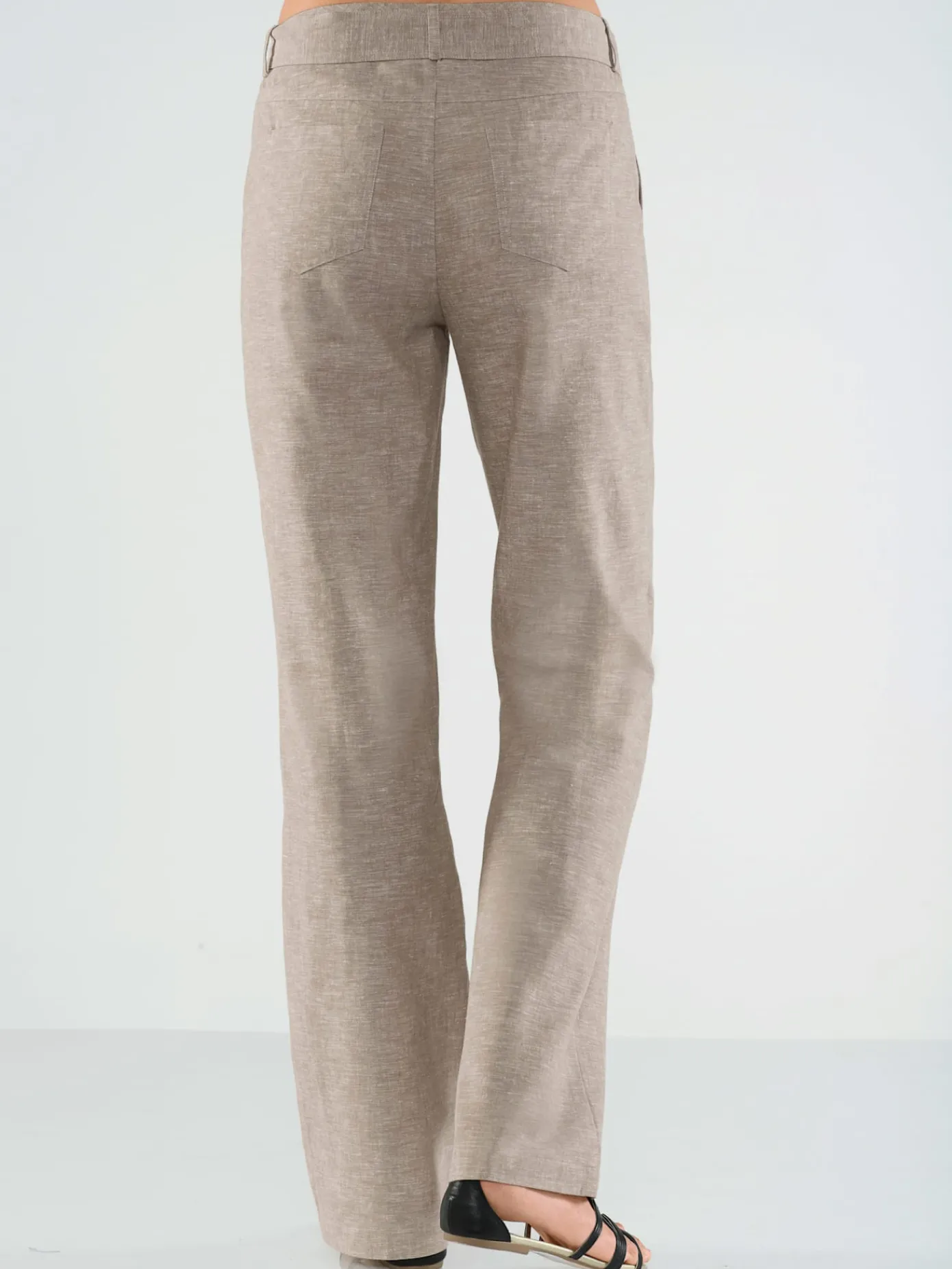 Collection L Pantalons<Pantalon large et décontracté empiècement au dos