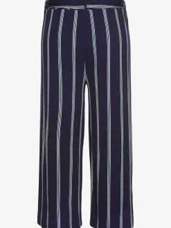 LASCANA Pantalons<Pantalon large jupe-culotte rayée en jersey