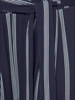 LASCANA Pantalons<Pantalon large jupe-culotte rayée en jersey