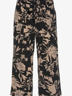 LASCANA Pantalons<Pantalon large jupe-culotte imprimée en jersey