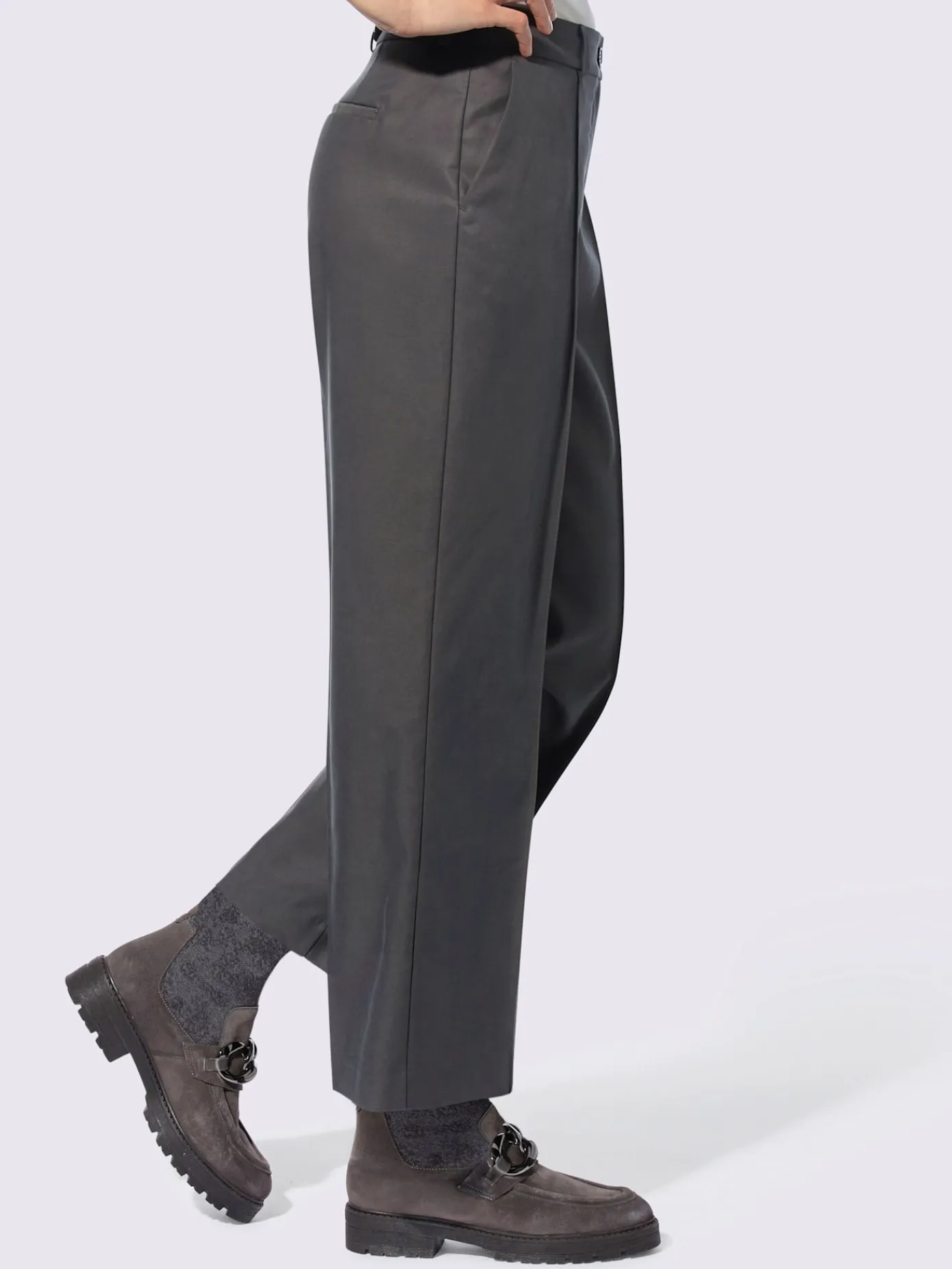 Rick Cardona Pantalons<Pantalon large nervures décoratives