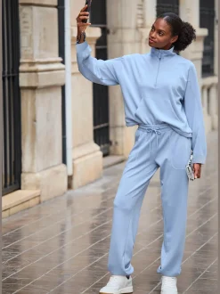 Copenhagen Studios Pantalons<Pantalon lounge pantalon détente avec poches latérales fendues