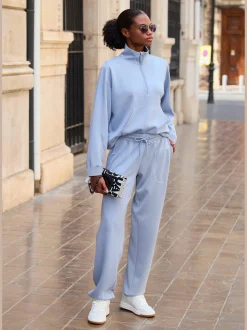 Copenhagen Studios Pantalons<Pantalon lounge pantalon détente avec poches latérales fendues