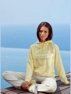 LASCANA Pantalons<Pantalon molletonné confortable, poches fendues pratiques