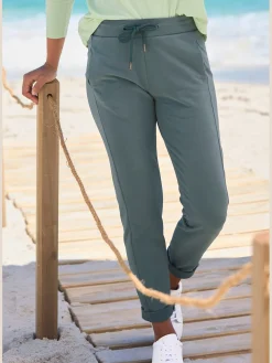 Elbsand Pantalons<Pantalon molletonné large ceinture avec cordon