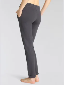 H.I.S Pantalons<Pantalon molletonné pantalon basique avec petit logo brodé