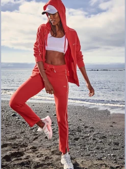 H.I.S Pantalons<Pantalon molletonné pantalon détente confortable avec passepoil