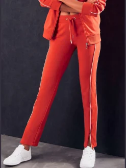 H.I.S Pantalons<Pantalon molletonné pantalon détente confortable avec passepoil