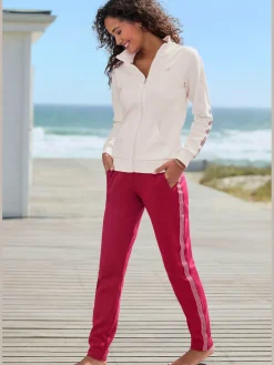 H.I.S Pantalons<Pantalon molletonné pantalon détente avec rayures latérales