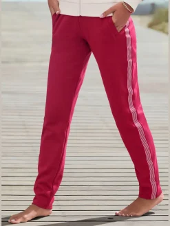 H.I.S Pantalons<Pantalon molletonné pantalon détente avec rayures latérales