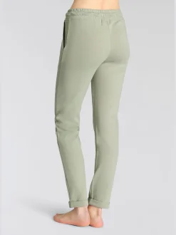 H.I.S Pantalons<Pantalon molletonné pantalon basique avec petit logo brodé