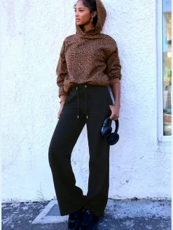 Buffalo Pantalons<Pantalon molletonné pantalon sweat large et décontracté