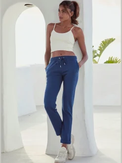 H.I.S Pantalons<Pantalon molletonné pantalon basique avec petit logo brodé