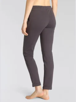 H.I.S Pantalons<Pantalon molletonné pantalon basique avec petit logo brodé