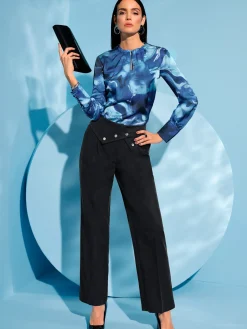 Creation L Pantalons<Pantalon plis élégants