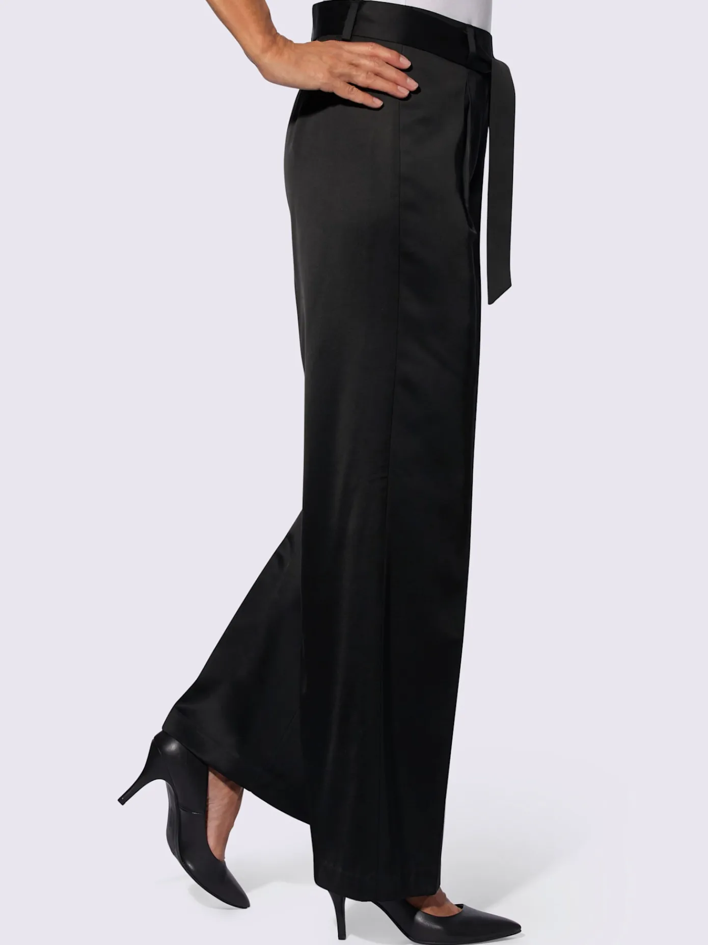 Fair Lady Pantalons<Pantalon plissé 64% viscose