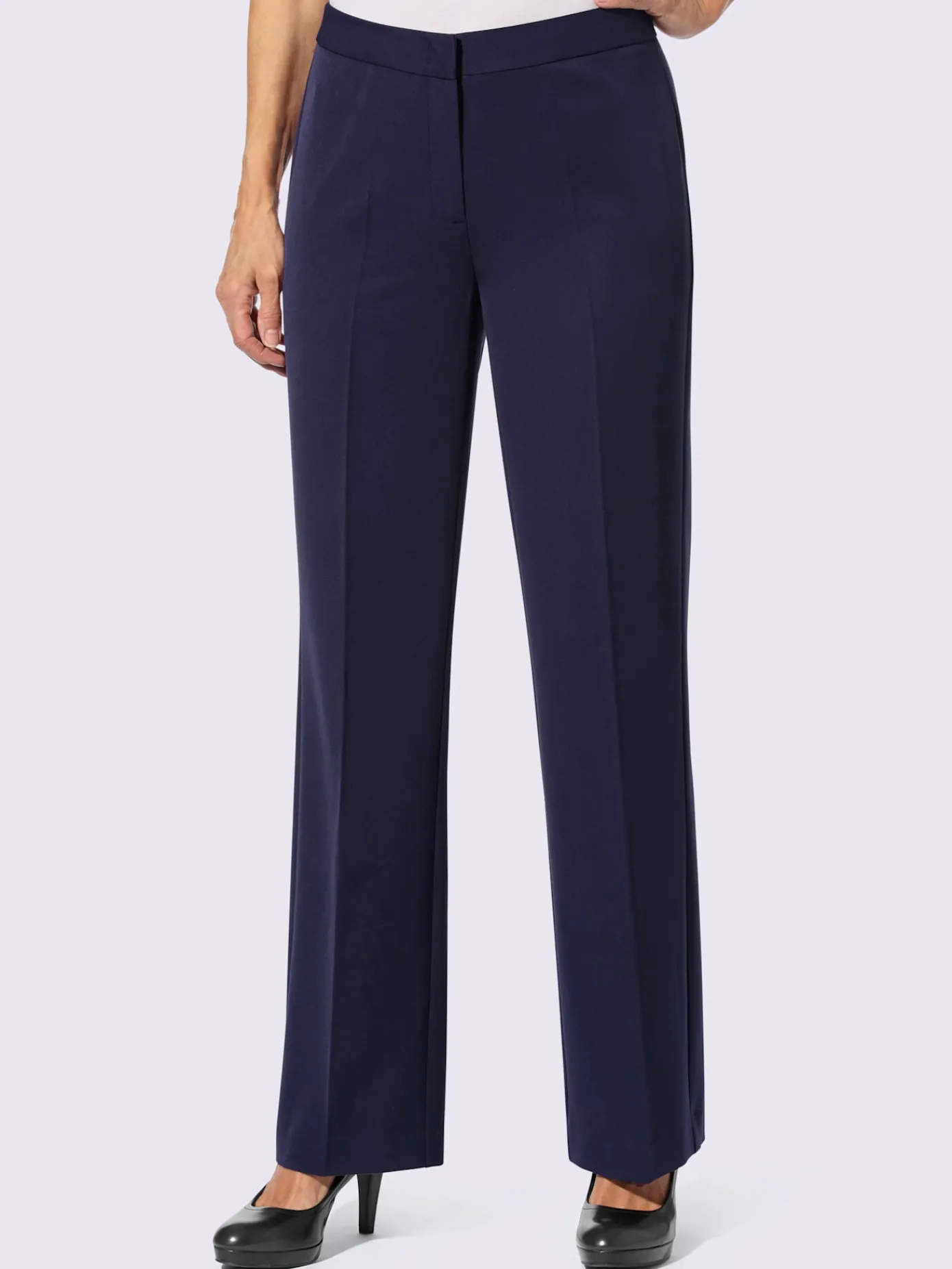 Pantalons<Pantalon plissé coupe large mode