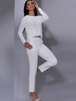 CREATION L PREMIUM Tenues De Cérémonie|Pantalons<Pantalon plissé qualité lyocell estivale