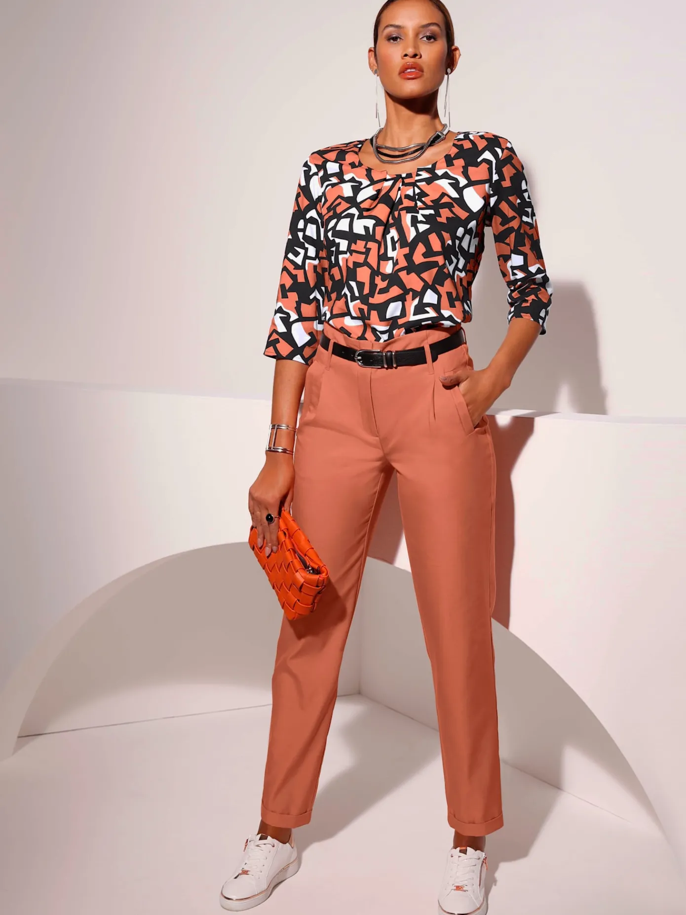 Creation L Pantalons<Pantalon qualité lyocell estivale