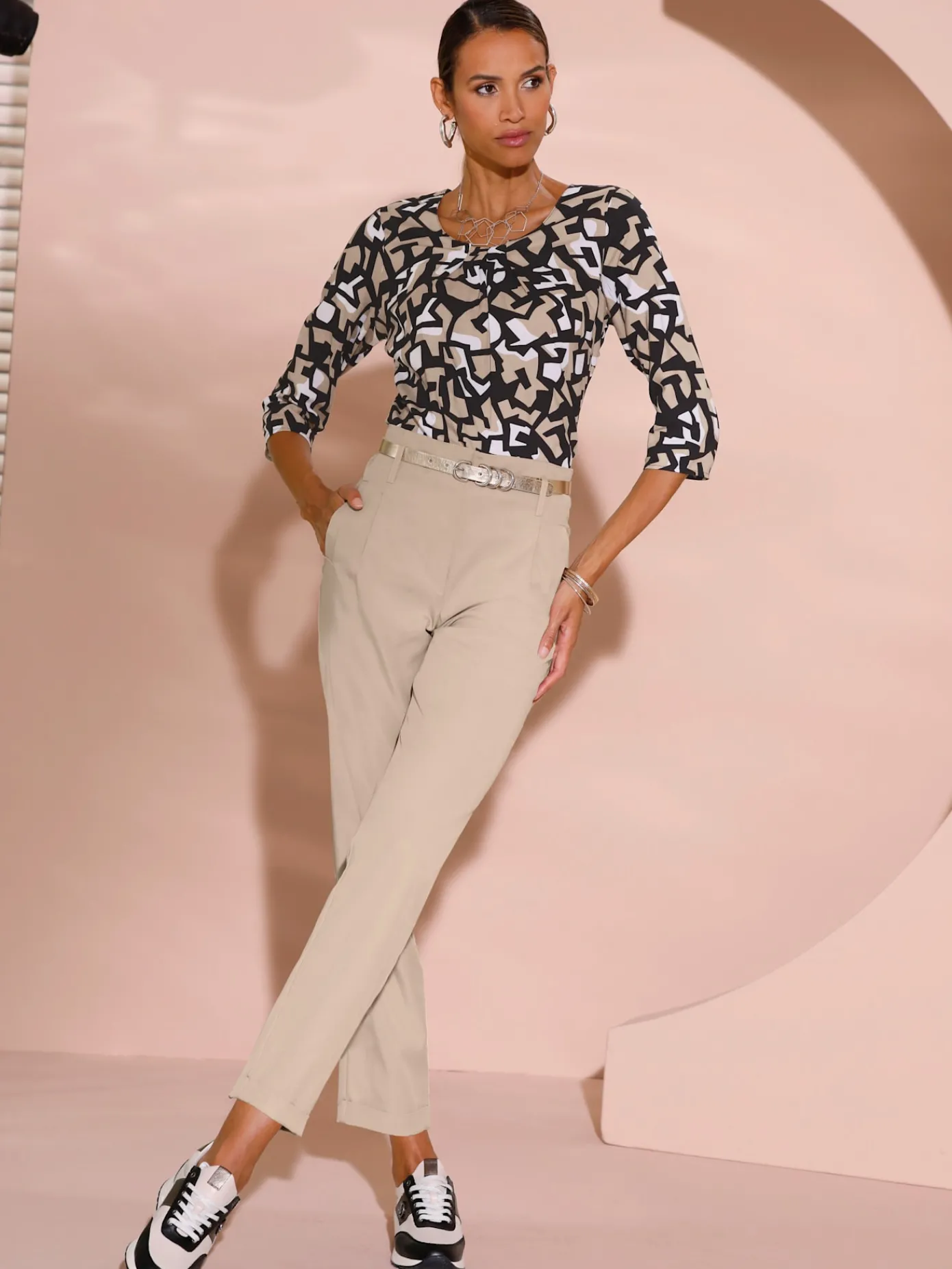 Creation L Pantalons<Pantalon qualité lyocell estivale