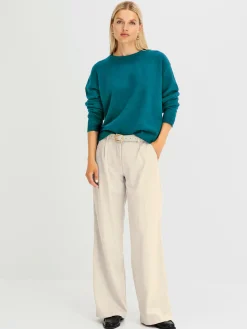 Pantalons<Pantalon style marlène ample