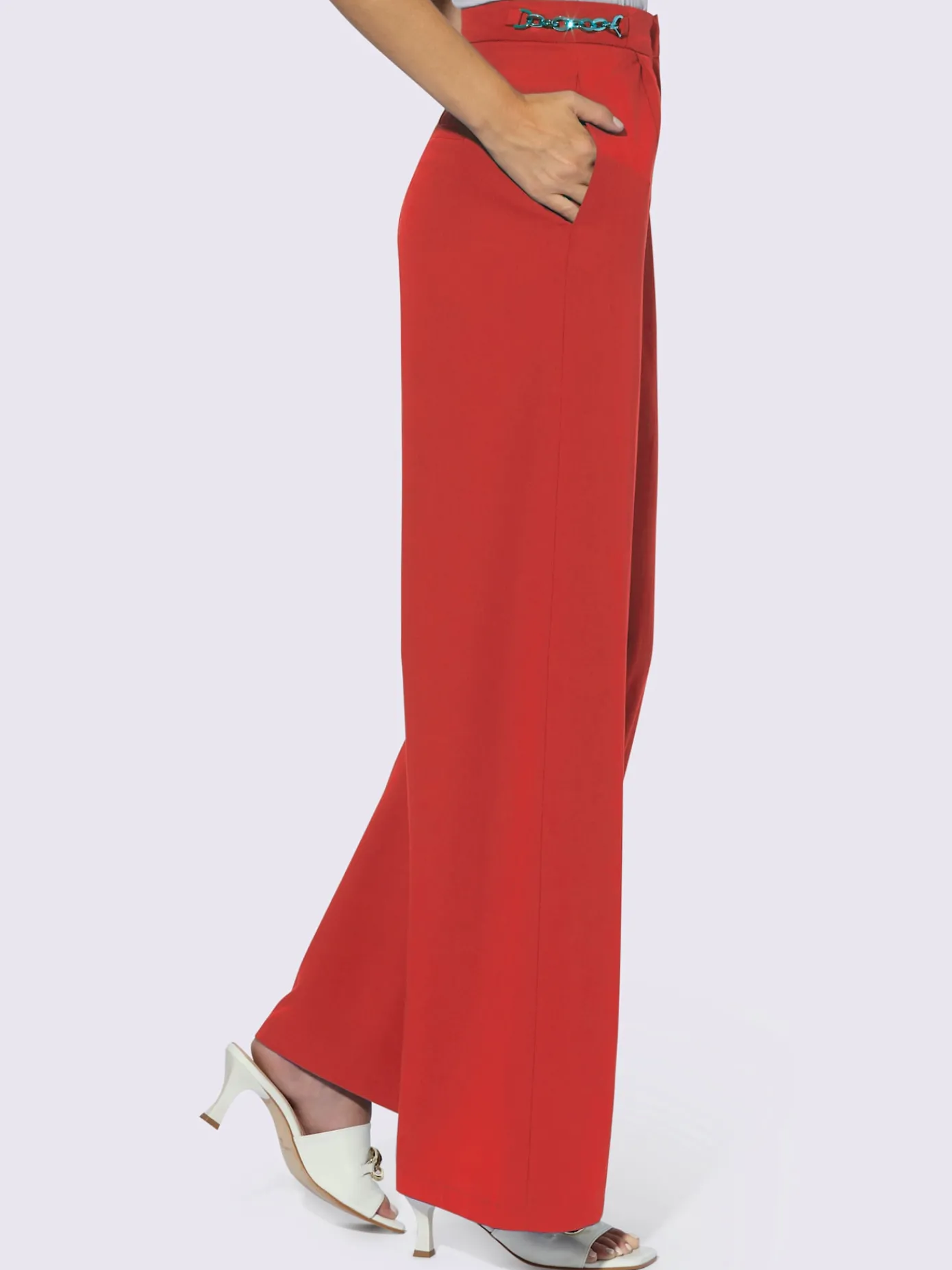 Ashley Brooke Pantalons<Pantalon tailleur jambes larges mode