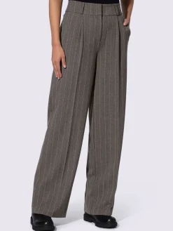 Rick Cardona Pantalons<Pantalon tissé fines rayures classiques