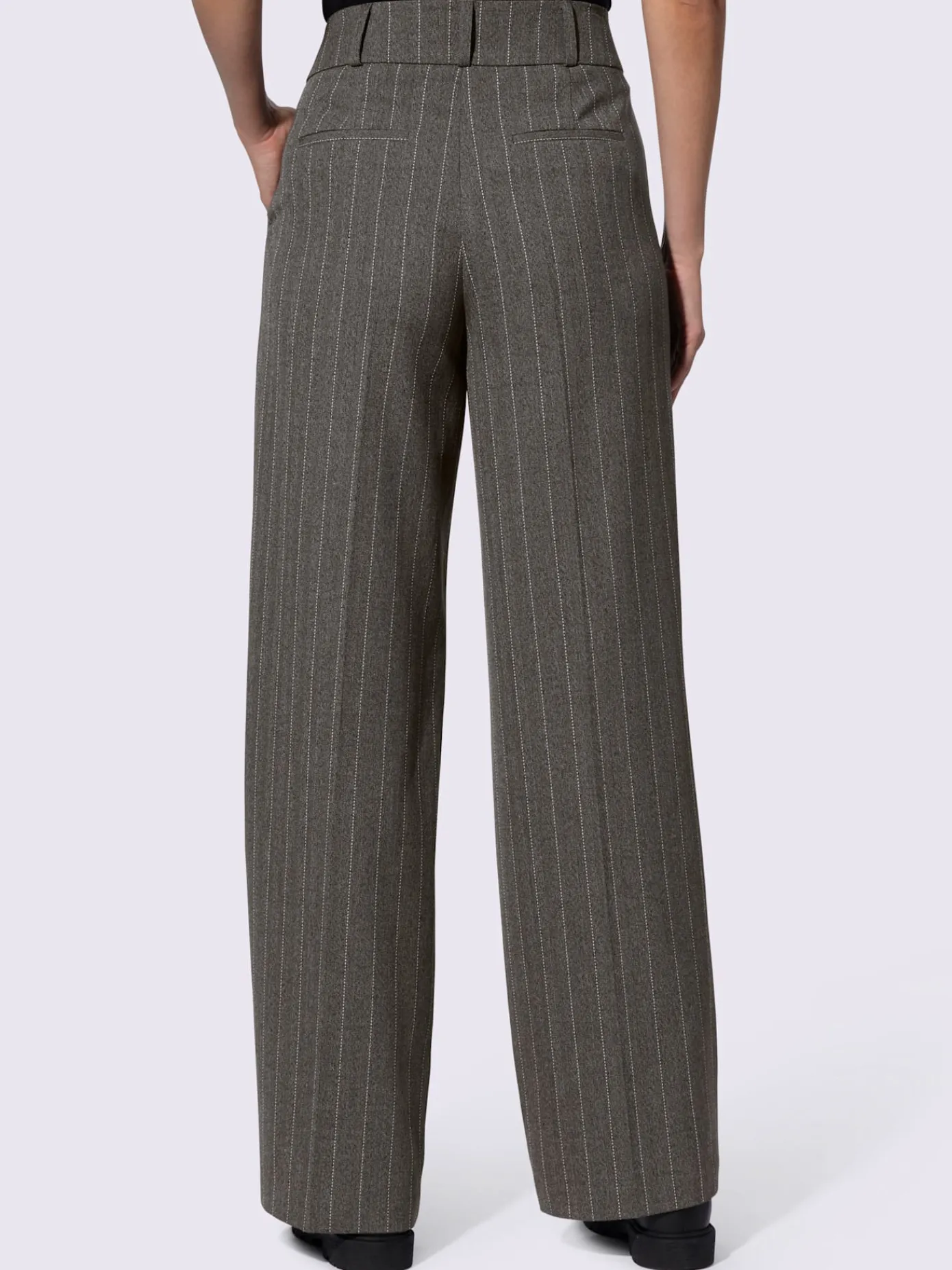 Rick Cardona Pantalons<Pantalon tissé fines rayures classiques