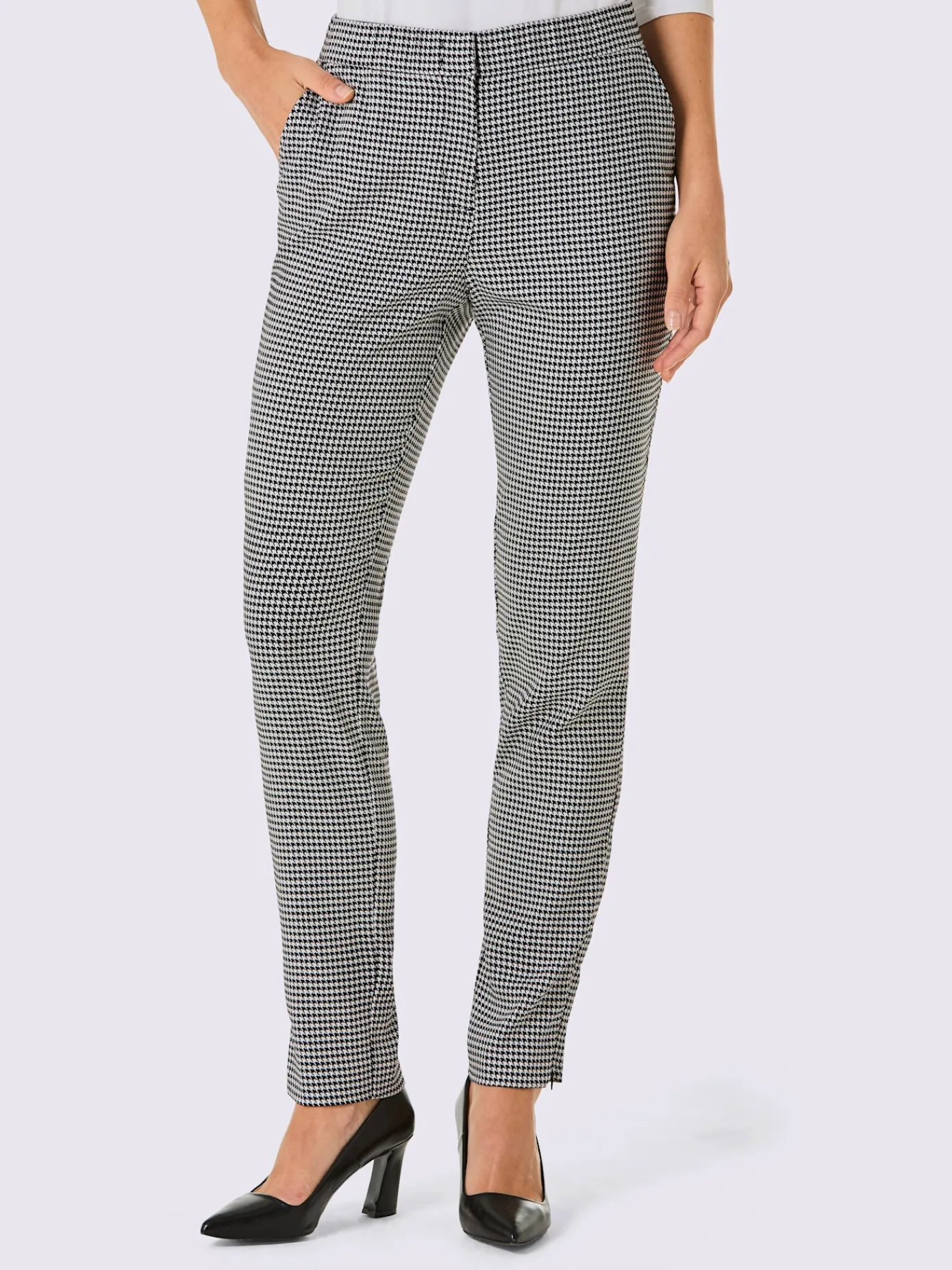 CREATION L PREMIUM Pantalons<Pantalon tissé joli motif jacquard