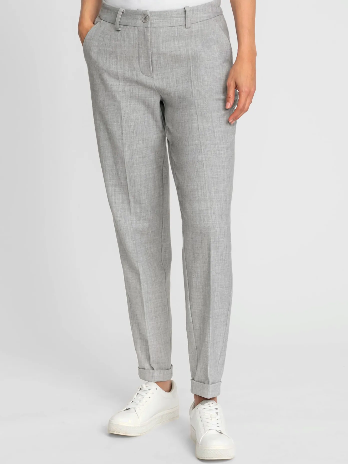 Pantalons<Pantalon tissé structure indéformable