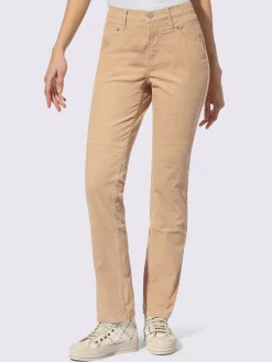 Linea Tesini Pantalons<Pantalon velours coupe droite