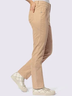 Linea Tesini Pantalons<Pantalon velours coupe droite