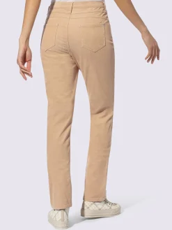 Linea Tesini Pantalons<Pantalon velours coupe droite