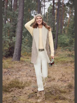 Linea Tesini Pantalons<Pantalon velours coupe droite