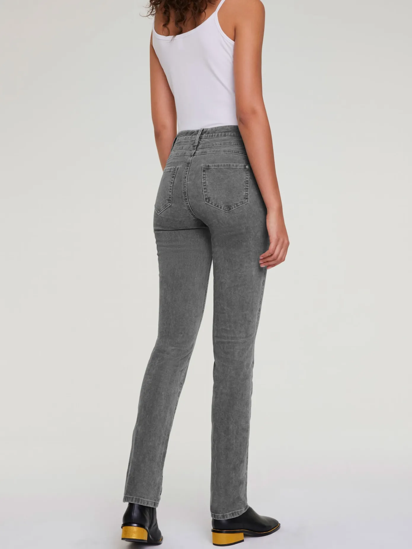 Linea Tesini Pantalons<Pantalon velours coupe droite
