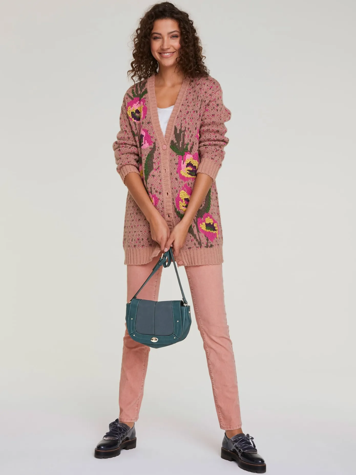 Linea Tesini Pantalons<Pantalon velours coupe droite