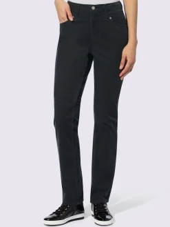 Linea Tesini Pantalons<Pantalon velours coupe droite