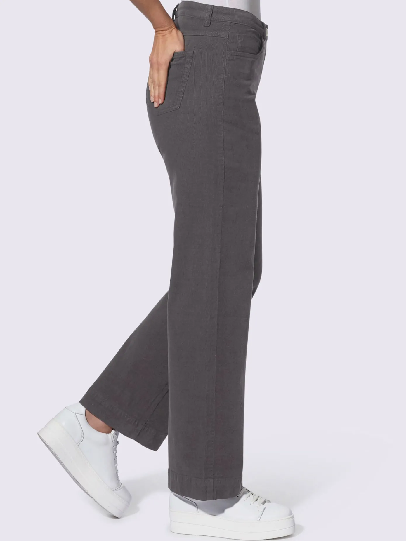 Pantalons<Pantalon velours qualité coton