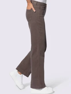 Pantalons<Pantalon velours qualité coton