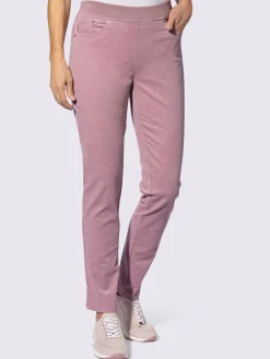 Pantalons<Pantalon velours qualité coton
