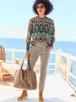 Linea Tesini Pantalons<Pantalon velours qualité velours très douce