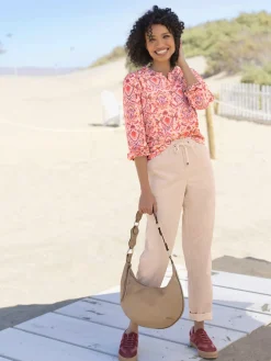 Linea Tesini Pantalons<Pantalon velours qualité velours très douce