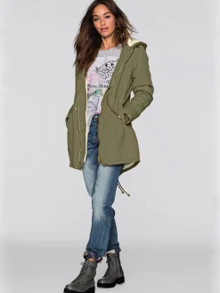 Vestes<Parka 64% coton