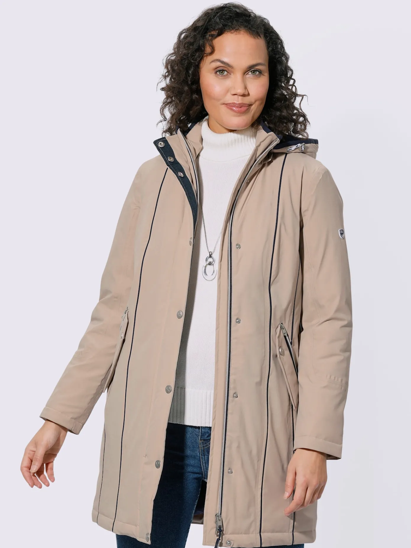 Collection L Vestes<Parka technique qualité microfibre : imperméable, coupe-vent et respirante