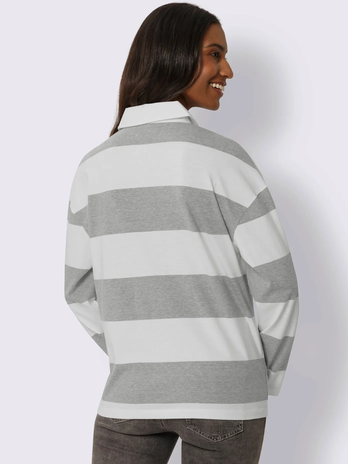 Best Connection T-Shirts<Polo à manches longues motif à rayures mode