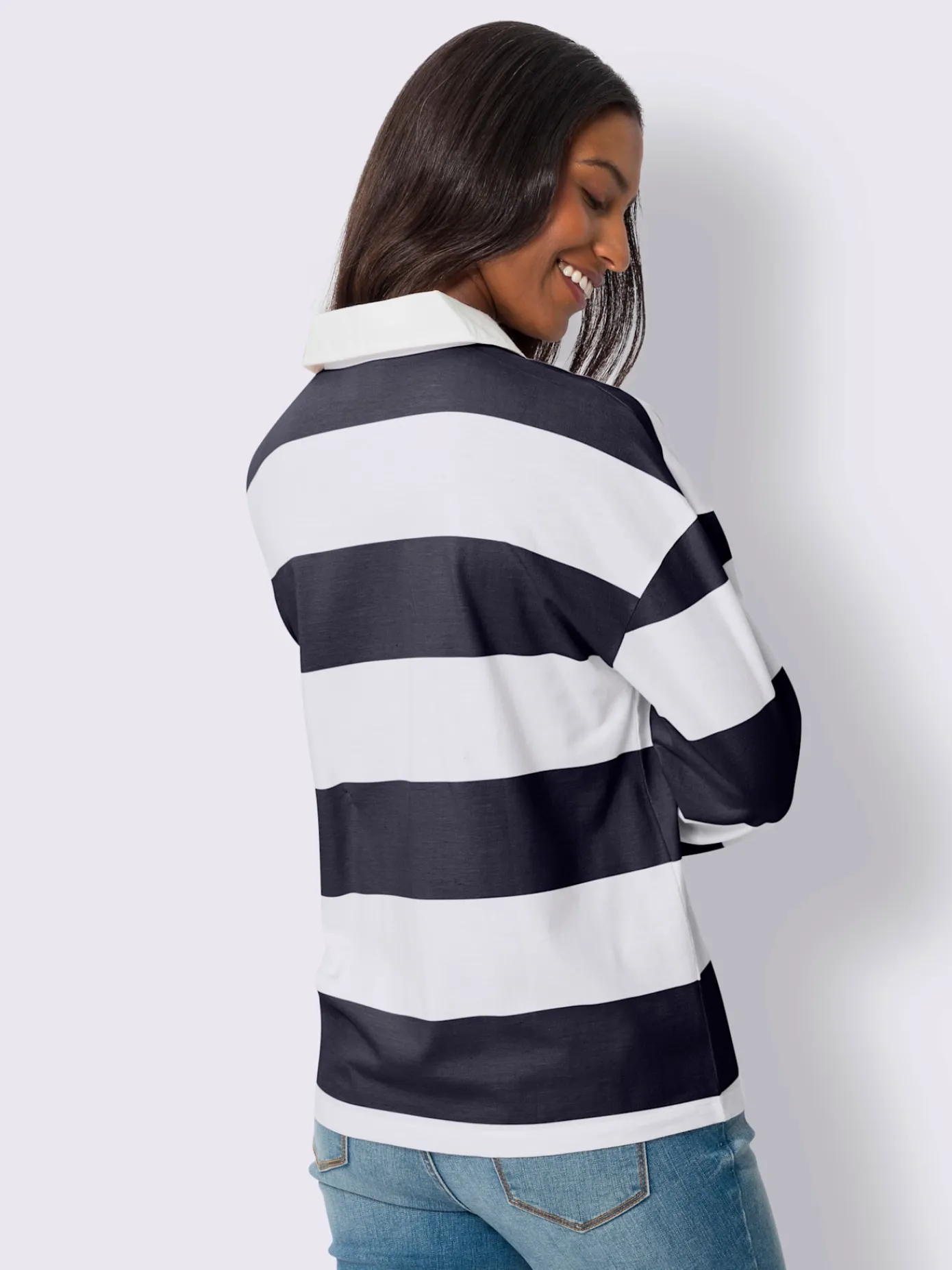 Best Connection T-Shirts<Polo à manches longues motif à rayures mode